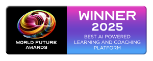 Melhor Plataforma de Aprendizagem e Coaching com Inteligência Artificial de 2025 pelo World Future Awards 25 Melhor Plataforma de Aprendizagem e Coaching com Inteligência Artificial de 2025 pelo World Future Awards