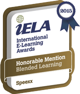 International E-Learning Association Award 2015