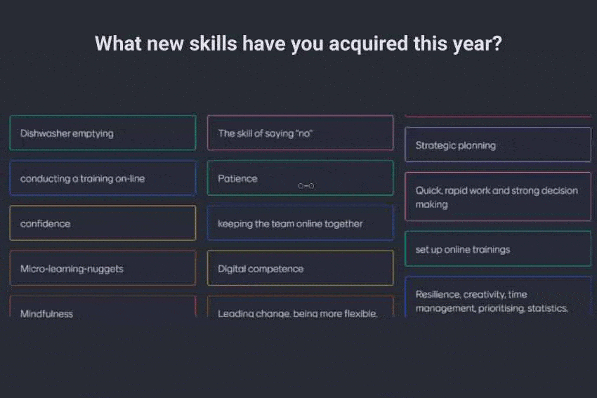 Skills survey during Speexx Exchange 2020