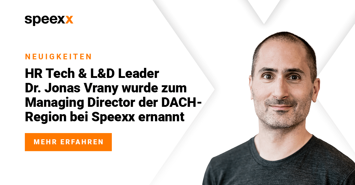 Speexx präsentiert neuen Managing Director der DACH-Region