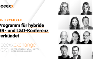 Speexx Exchange Programm verkündet