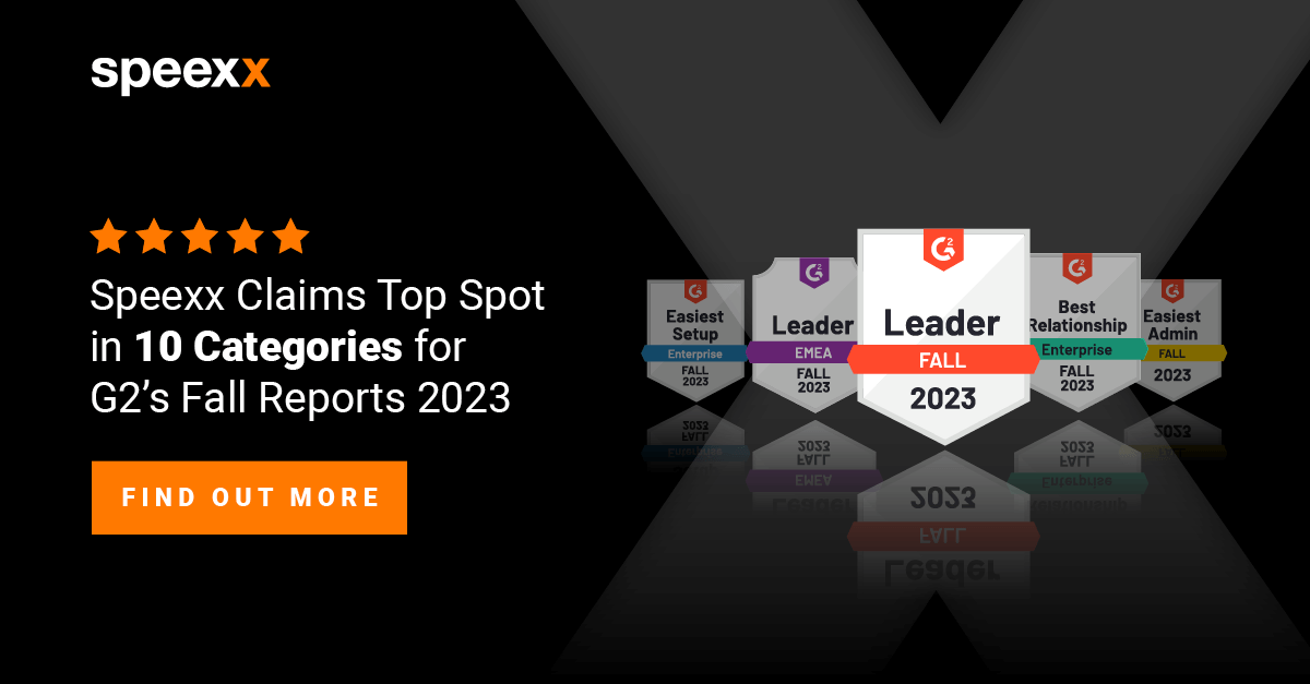 Speexx in G2's Fall Reports 2023