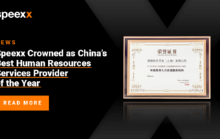 Speexx is the China's Best Human Resources Services Provider