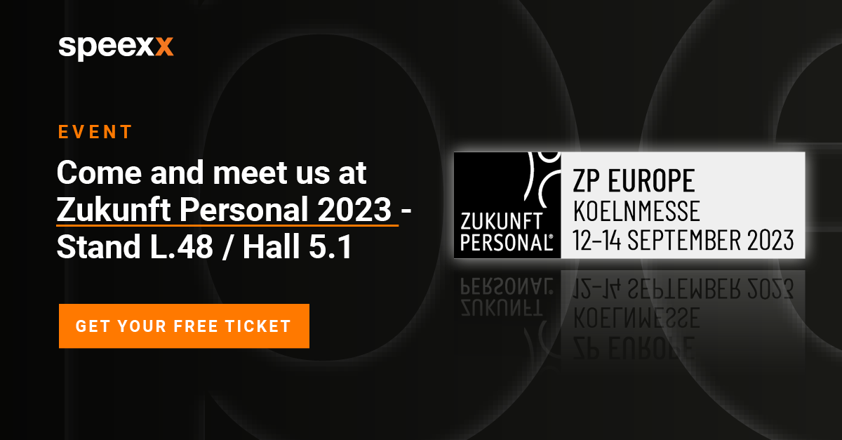 Zukunft Personal Europe 2024 Speexx