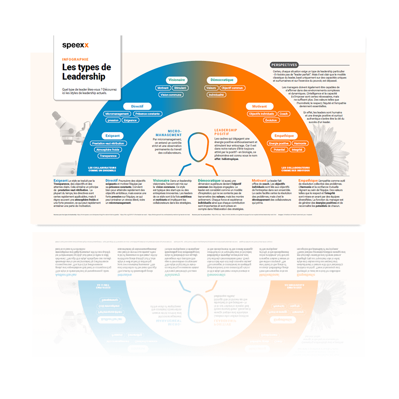 Infographie FR - Les différents styles de leadership