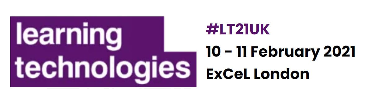 Learning Technologies London Logo Jetzt für die Learning Technologies 2021 registrieren