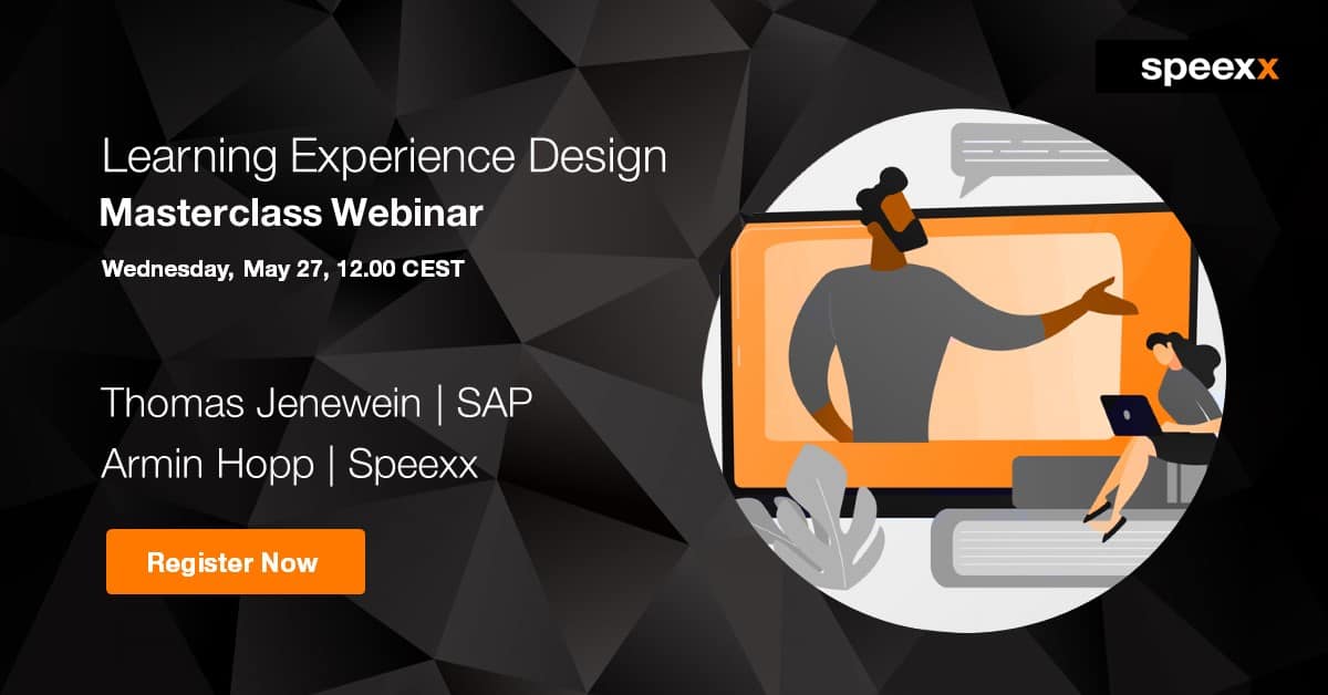 Speexx Masterclass Webinar Learning Experience Design