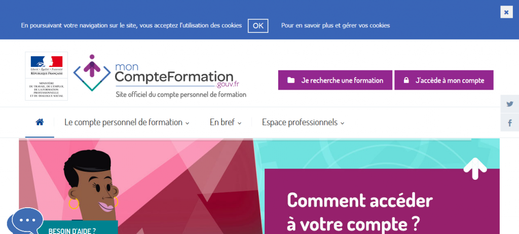 Mon compte formation