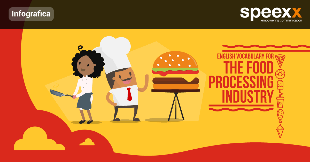 Infografica English for Food Processing Industry Speexx