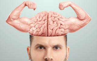 Bilingual man with strong brain