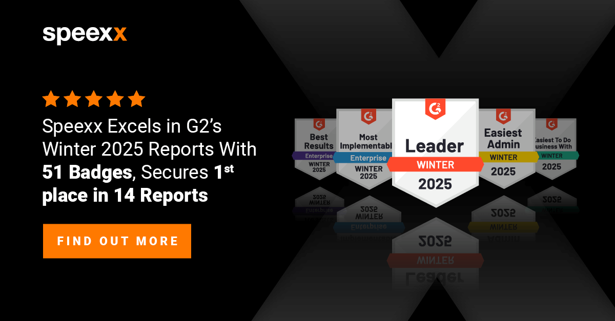 Speexx Shines Again in G2 Winter 2025 Reports - Speexx