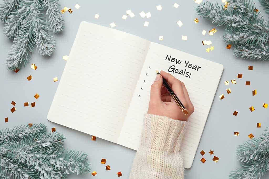 elenco dei buoni propositi per il nuovo anno