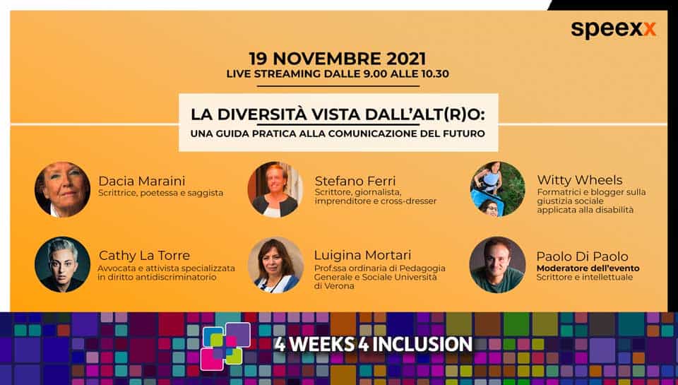 locandina per speexx 4w4i tim