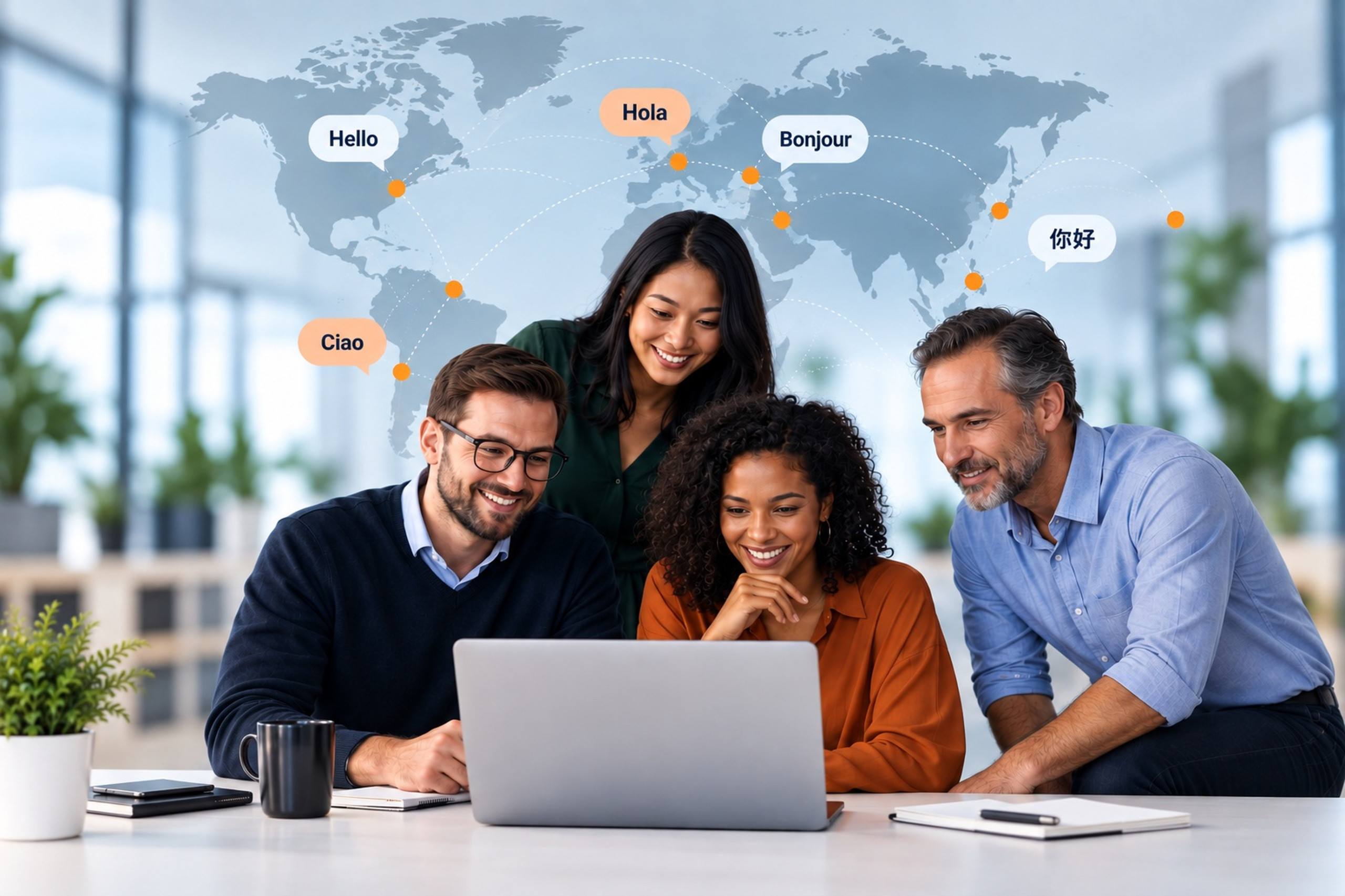 Language learning platform for enterprise