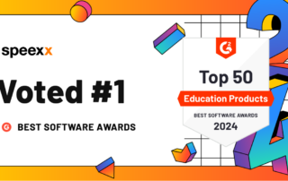 G2 Best Software Award Speexx