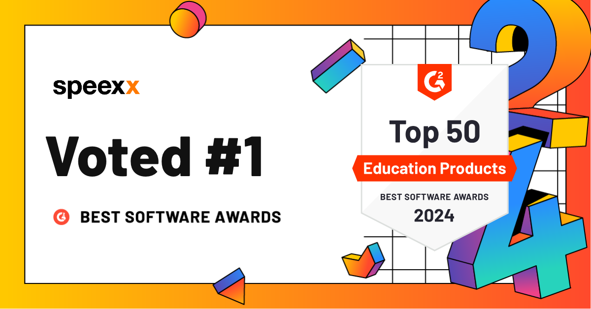 G2 Best Software Award Speexx