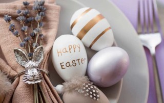 uova di cioccolato per augurare buona pasqua