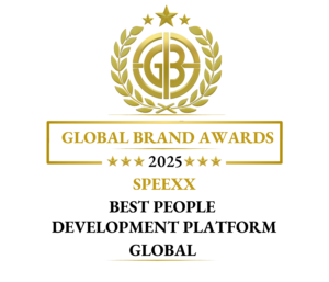 Global Brand Awards 2025 winner logo Speexx