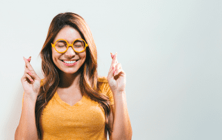 augurare, buona, fortuna, good, inglese, luck