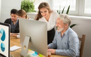 gruppo eterogeneo di lavorati di generazioni differenti