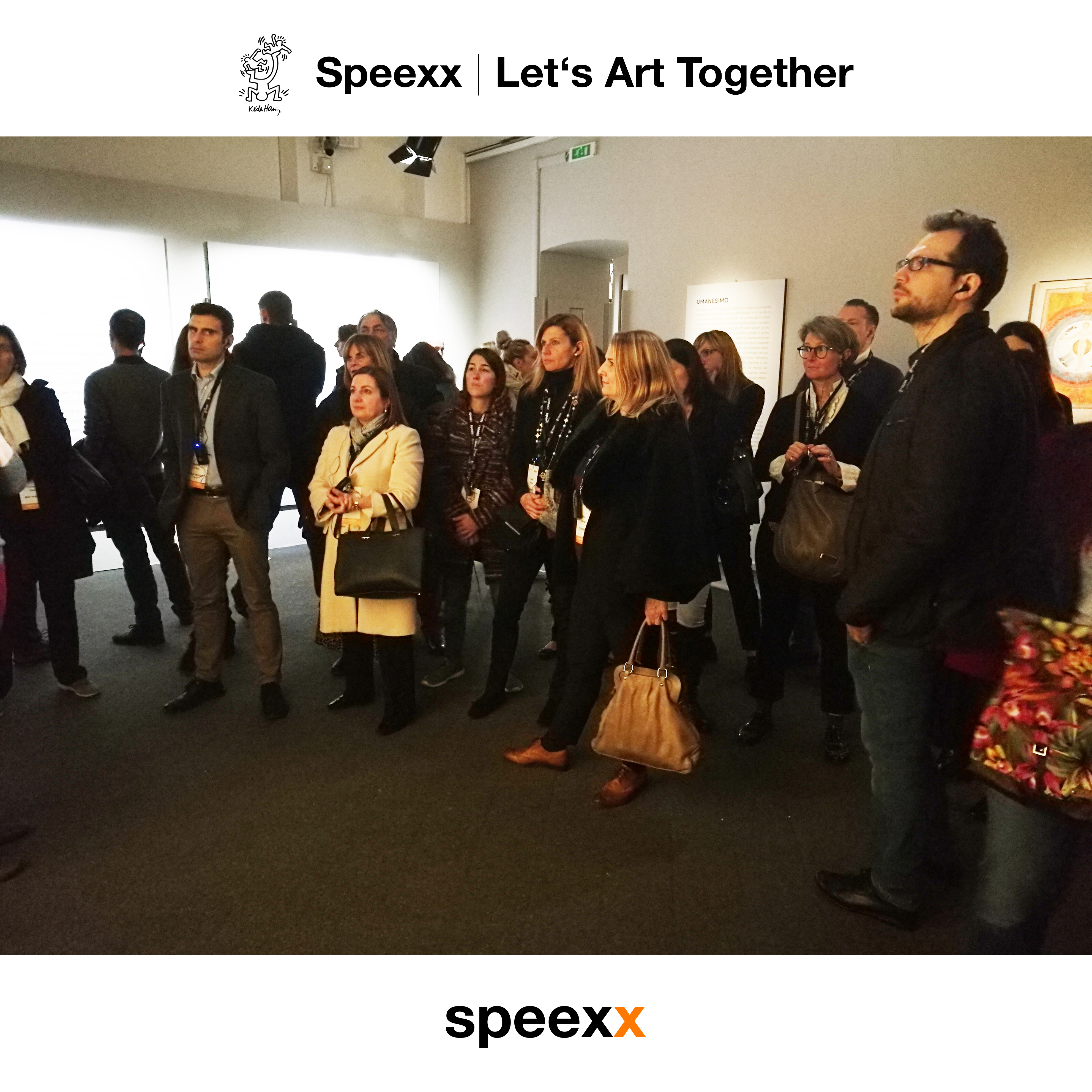 speexx let's art together -keith haring