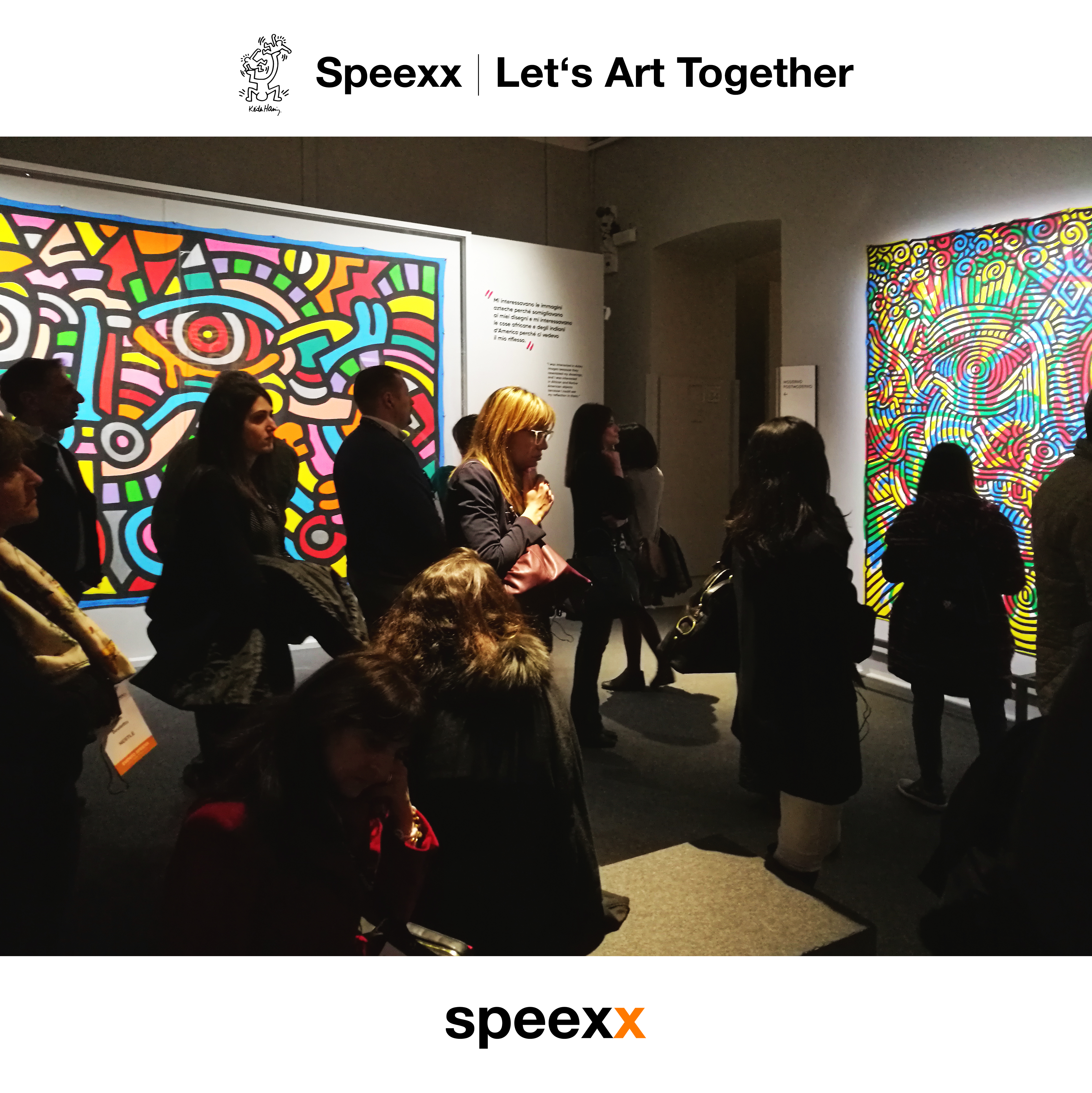 speexx let's art together - keith haring