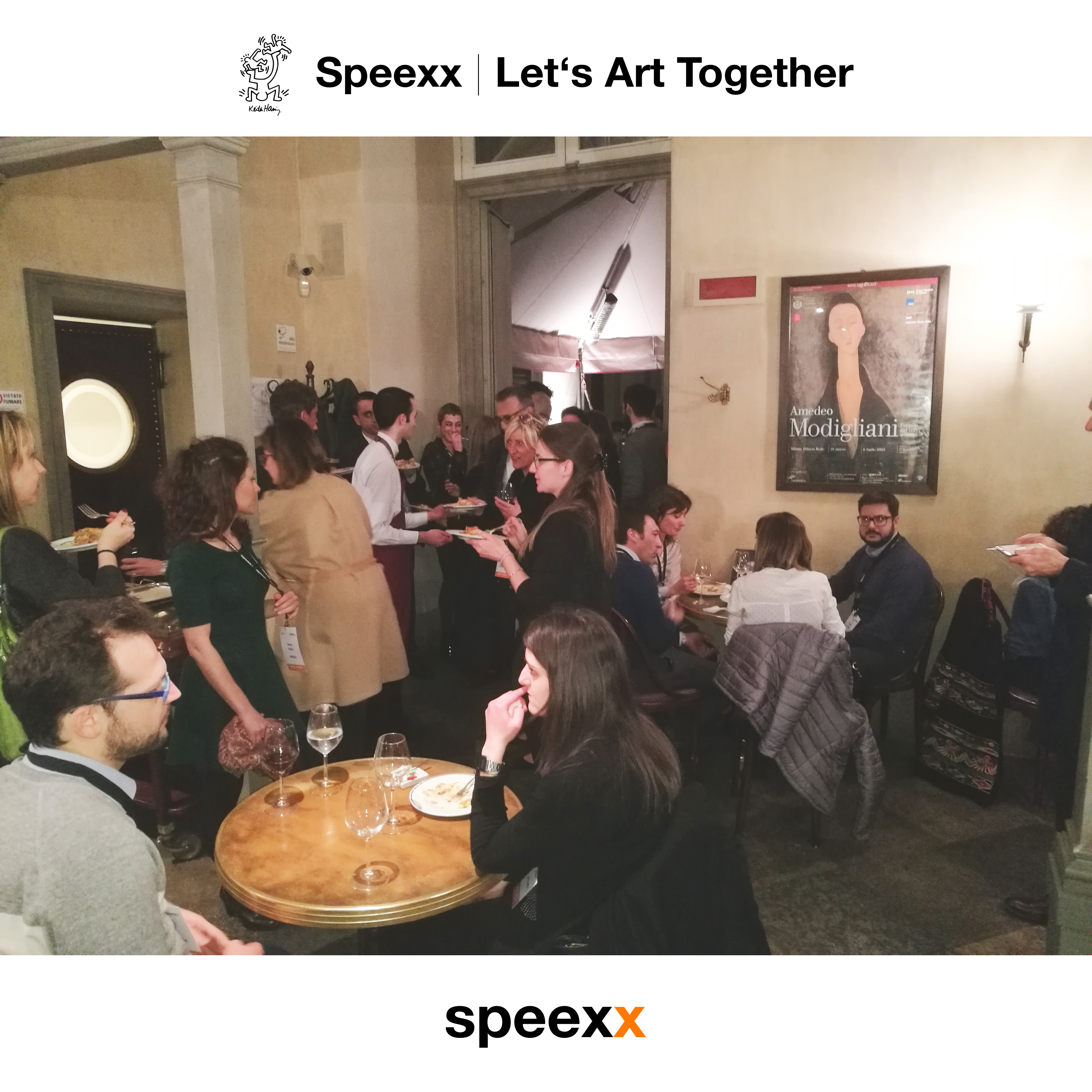 speexx let's art together -keith haring