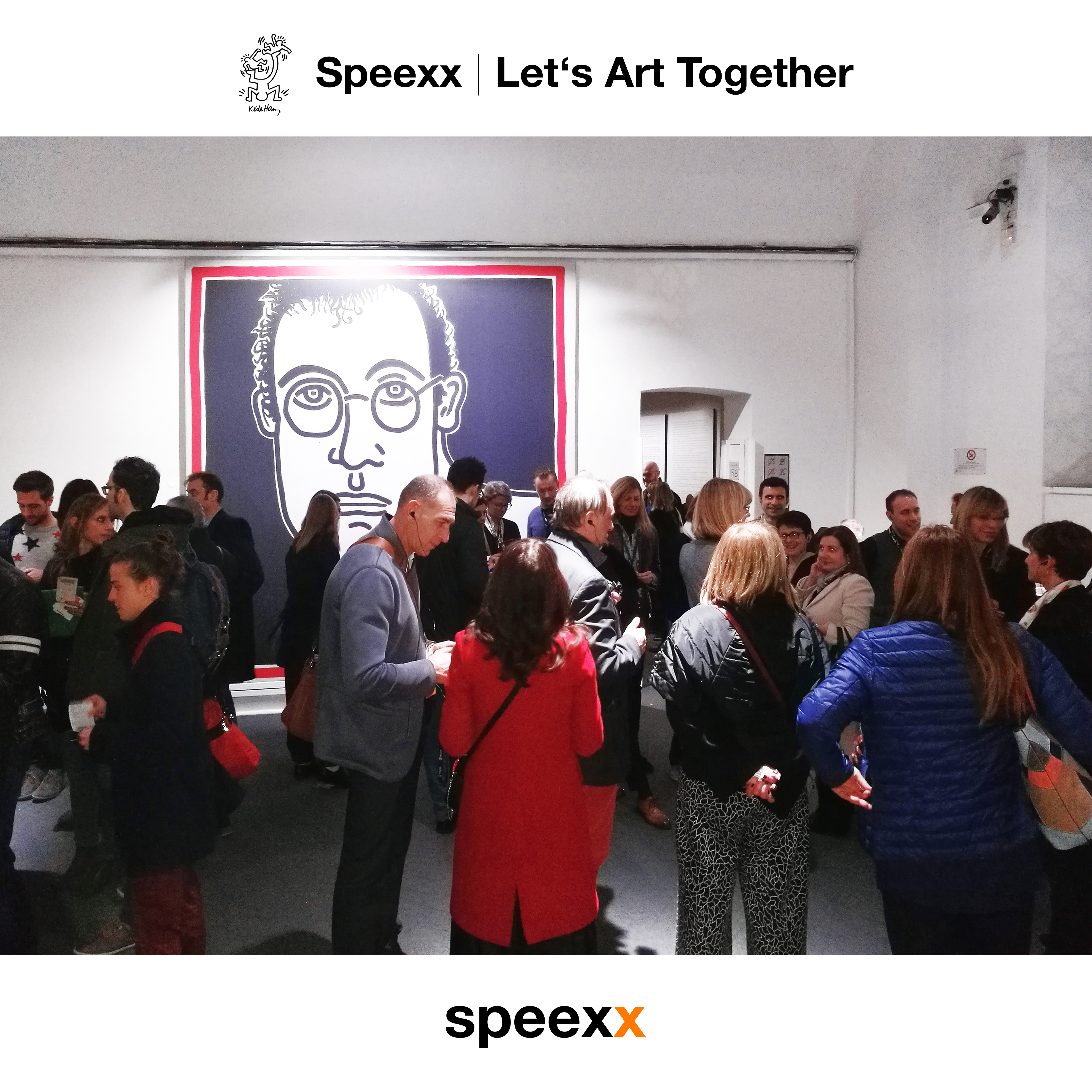 speexx let's art together -keith haring