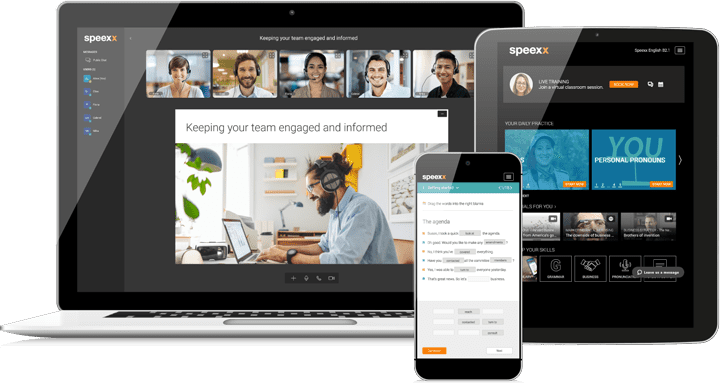 Speexx RTC is the brand-new application for unrivaled real-time communication for virtual classrooms