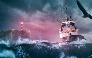 mantenere rotta durante la tempesta