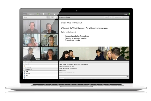 virtual-classroom Geräte Englischkurs mit Bildungsgutschein